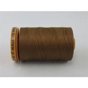 28wt genziana Italian thread in almond color. 100% cotton for sewing, quilting and crafting.