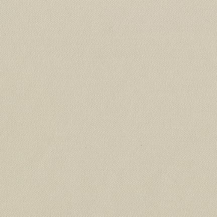 Beige color twill fabric for sewing garments. 100% cotton