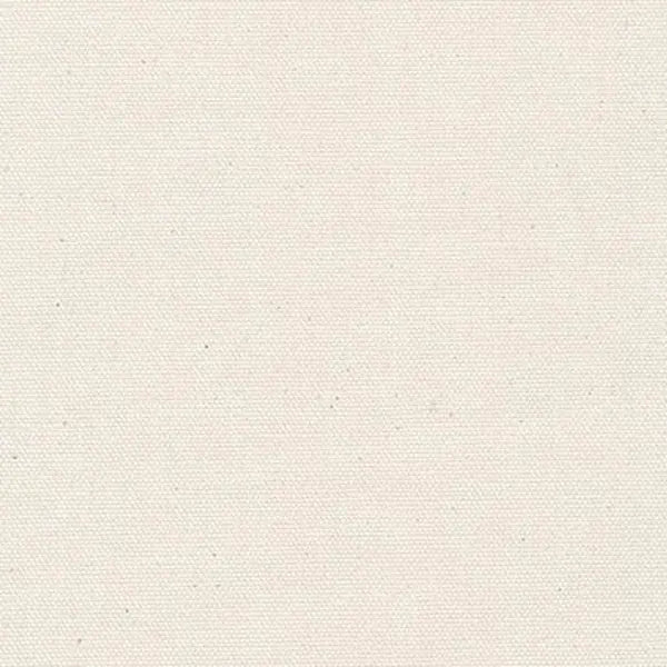 Fabric with a pronounced canvas texture. 100% cotton natural unbleached.