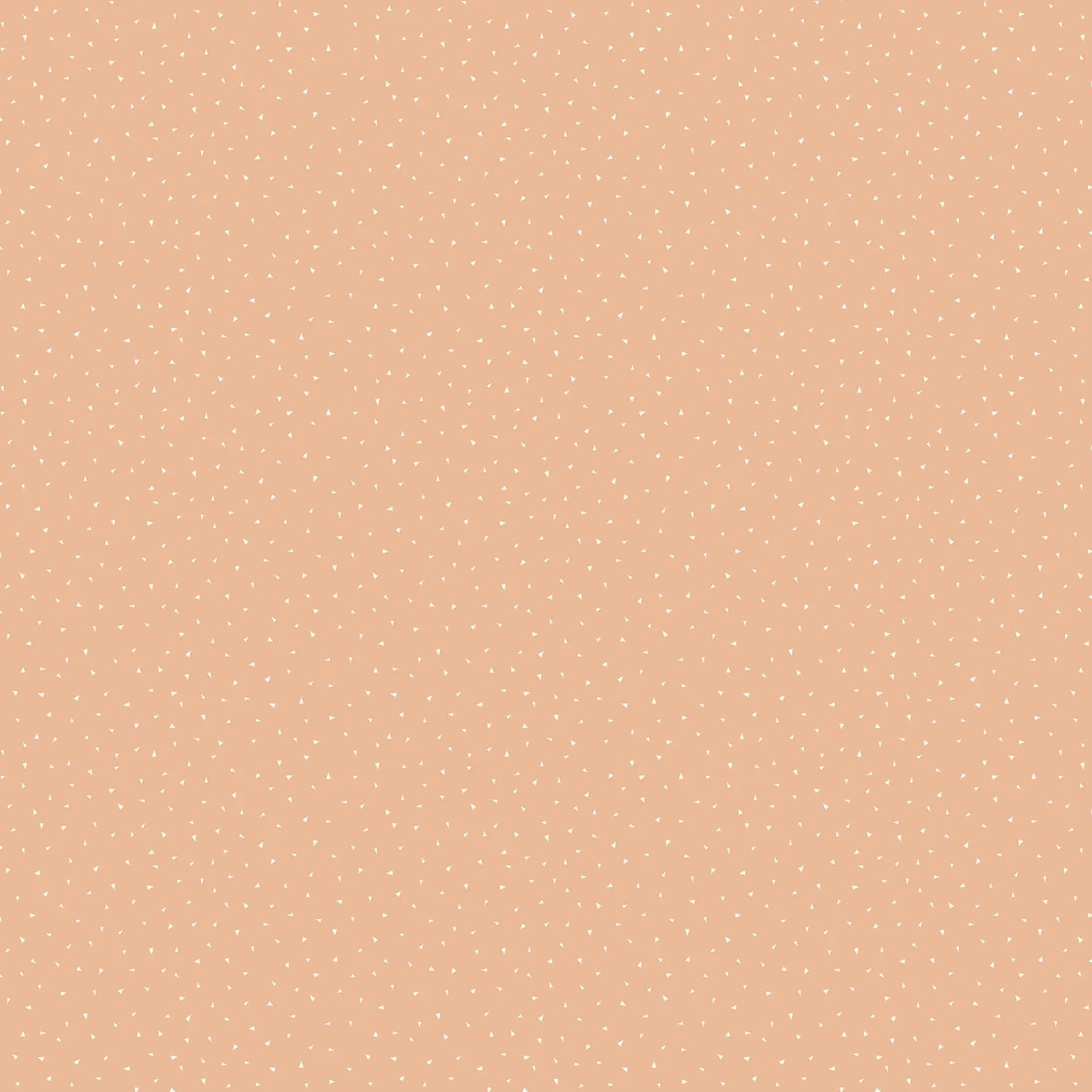 Fabric with a caramel background and white confetti. "Festive Fauna" line from Figo Fabrics. 100% Premium Cotton for sewing and crafting.