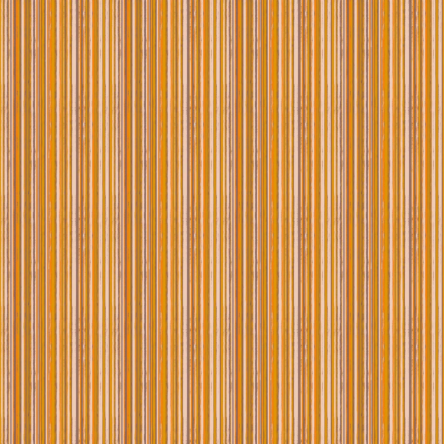 Fabric with a warm stripe pattern. From Summers End line by Alison Janssen for FIGO Fabrics. 100% cotton for sewing, crafting, and quilting.