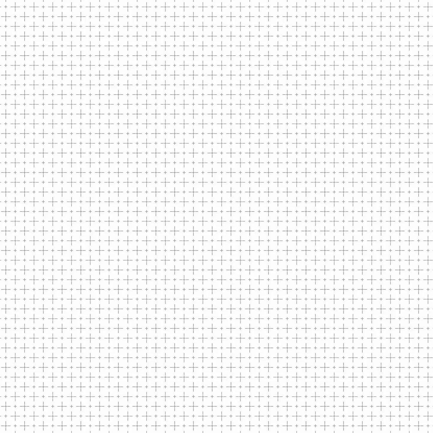 Woven Fabric with a white background and white crosses. 100% cotton from FIGO Fabrics.