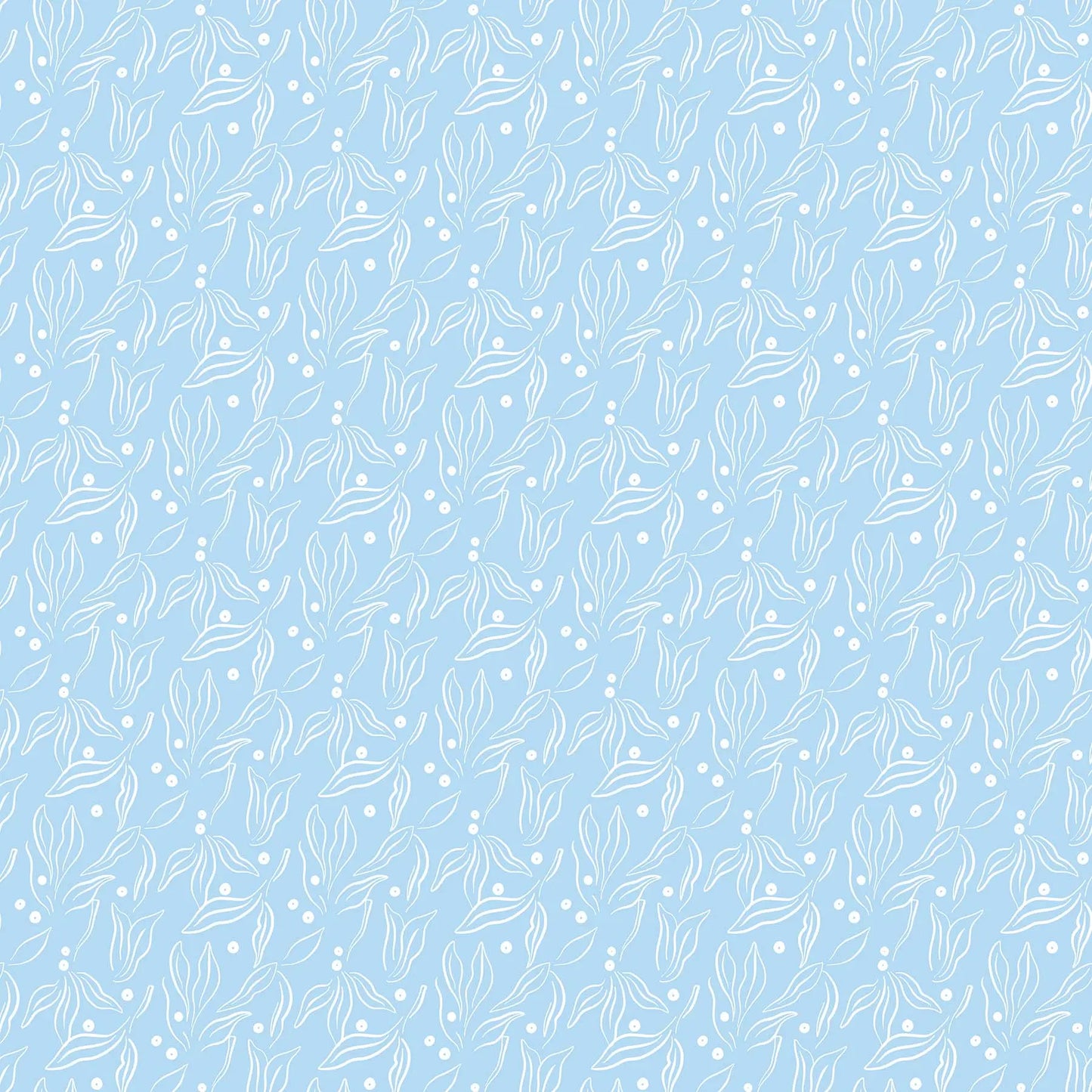 A section of blue textured fabric with a solid pattern, likely cotton, used for arts and crafts. 100% cotton