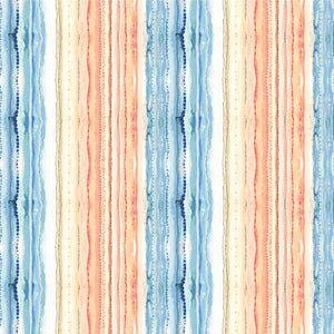 Eden - Blue Multi Stripe