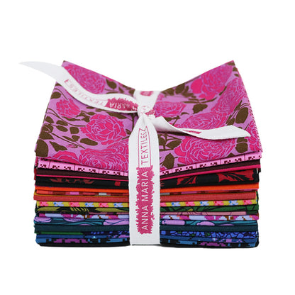 Fat quarter bundle from Anna Maria Textiles in Lush Colorway