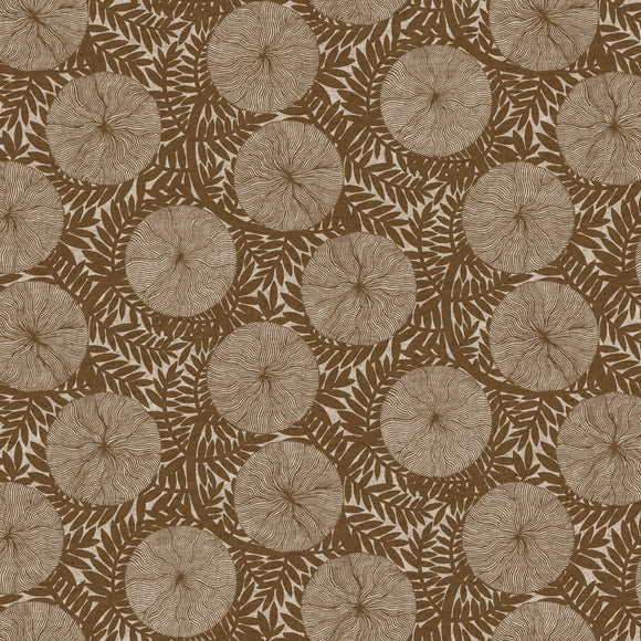 Rhythm & Leaves - Ochre Large Floral