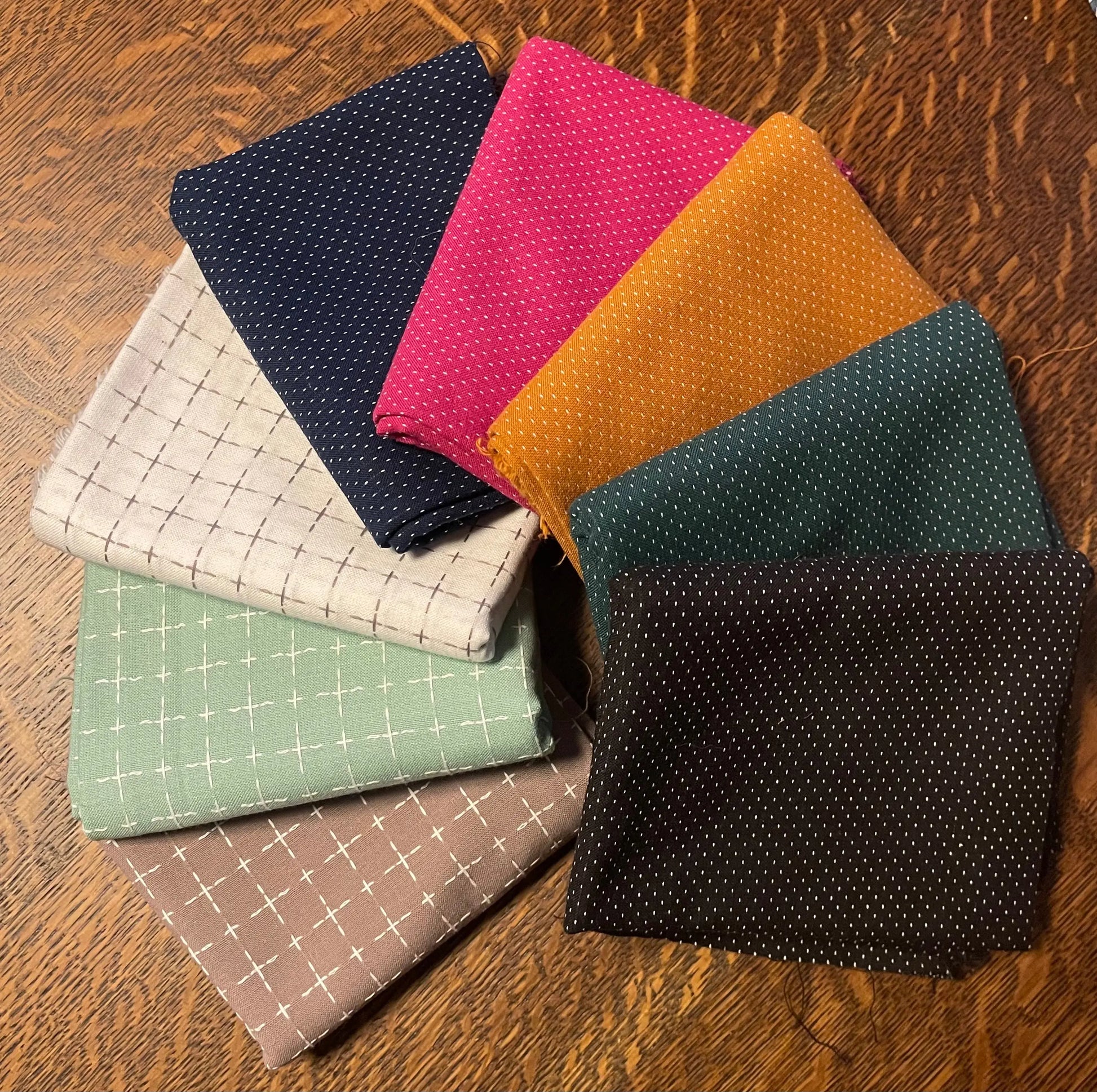 Half Yard Bundle - Figo Fabrics - Haptic Woven Multicolor Figo Fabrics