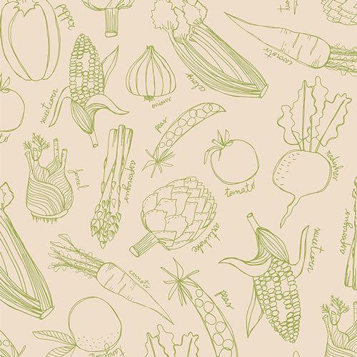 Assortiment de Fat Quarters - Art Gallery Fabrics - Alexandra Bordallo - Grow & Harvest