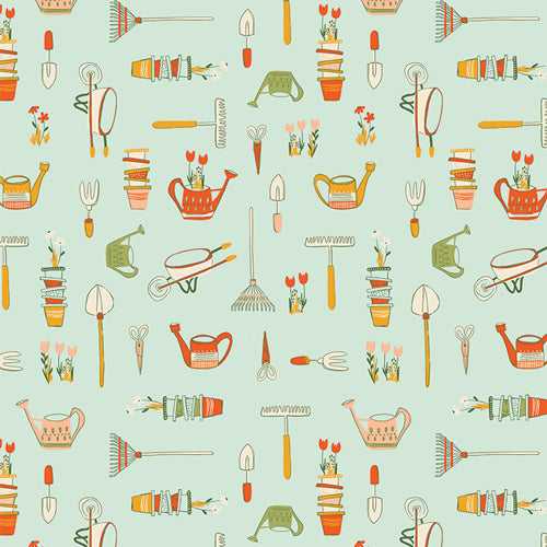 Assortiment de Fat Quarters - Art Gallery Fabrics - Alexandra Bordallo - Grow & Harvest