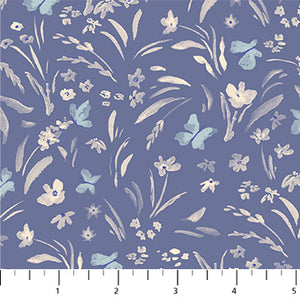 Blue Butterflies  - Rayon