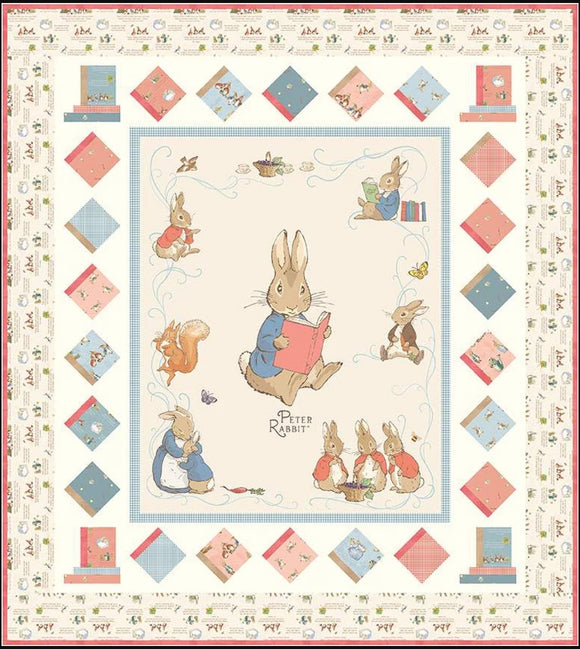 Peter Rabbit Panel - Quilt Kit