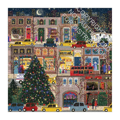 Winter Lights Foil Puzzle 500 Piece Puzzle