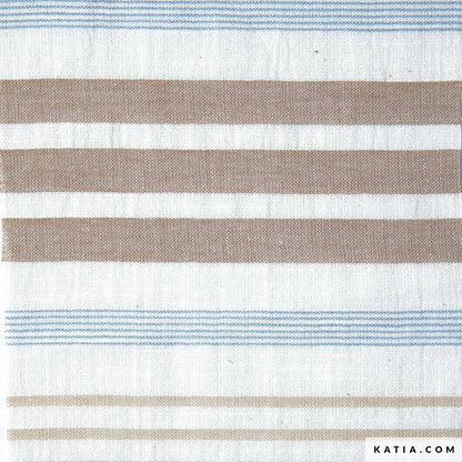 Close up of cotton fabric for summer sewing from Katia Fabrics