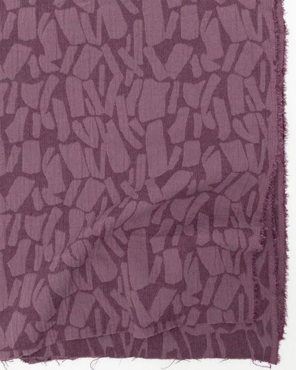 Weston Cotton Blend Jacquard - Plum
