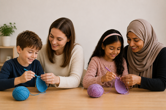 Parent & Child Crochet Series - Tuesdays July 7, 14, 21 -  10 am to noon