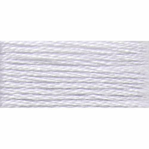 Close-up of white thread on a white background