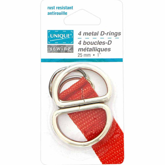 Red strap with metal D-rings on a white background, featuring 'Unique Sewing' branding.