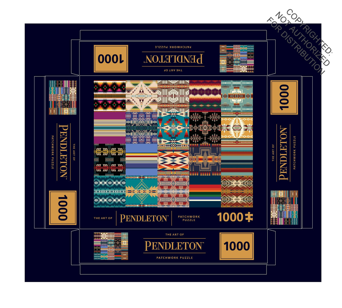 The Art of Pendleton Patchwork 1000-Piece Puzzle