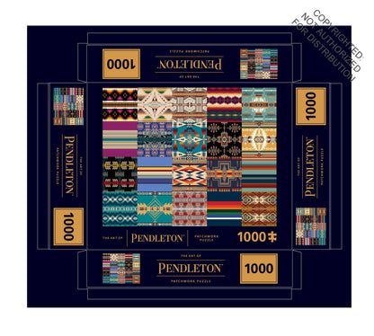 The Art of Pendleton Patchwork 1000-Piece Puzzle