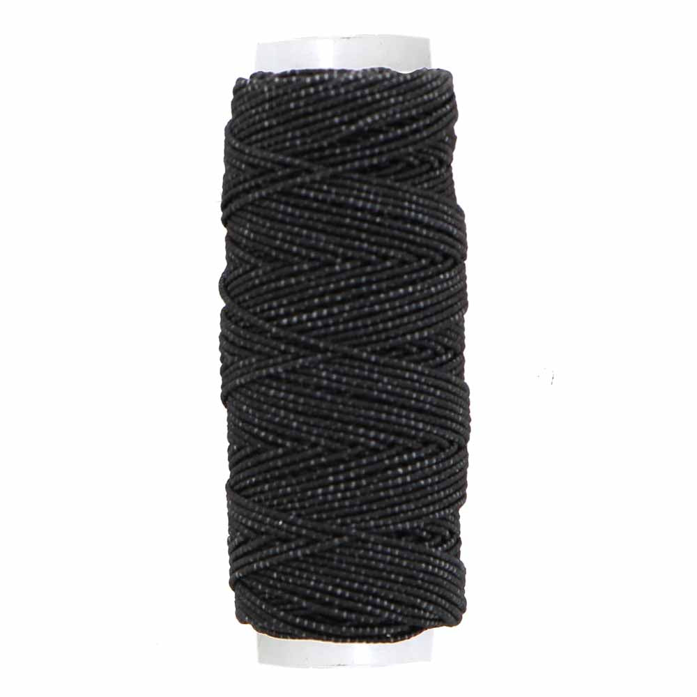 Elastic thread for sewing shearing and gathers