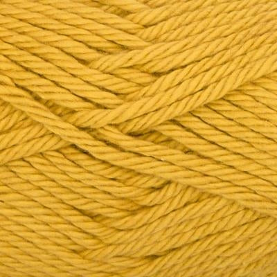 ball of yellow yarn for knitting and crochet