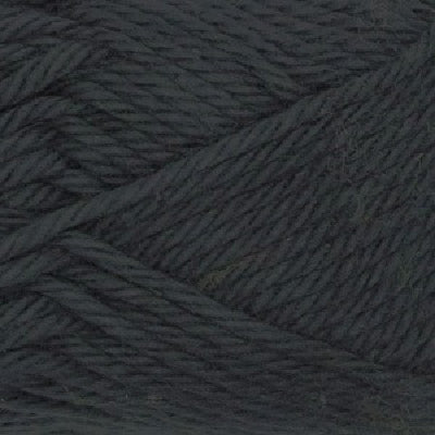 Close-up of dark blue yarn with a textured surface