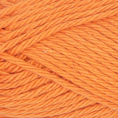 Close-up of bright orange yarn