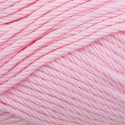 Close-up of pink yarn with a soft texture