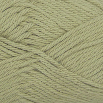 Close-up of green yarn with a textured pattern