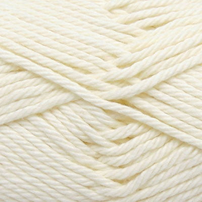 Close-up of cream-colored yarn