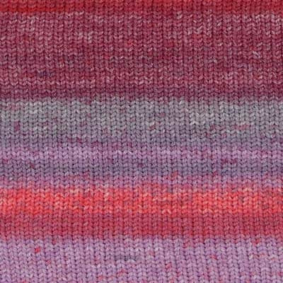 close up of wine colored sock yarn for knitting and crafting