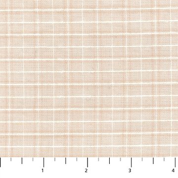 Textured fabric pattern with a grid design on a beige background
