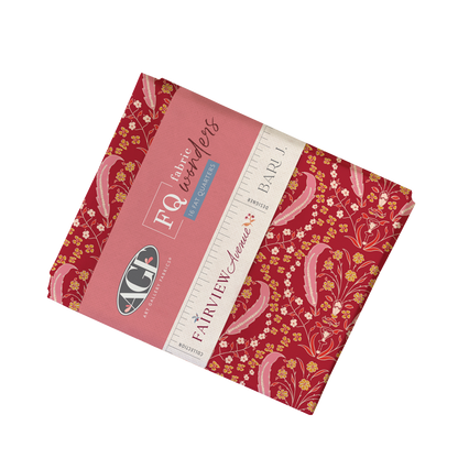 Bundle of fat quarter fabric pieces from the line Fairview Avenue by Bari J Art Gallery Fabrics for sewing and crafting. 