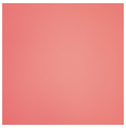Solid coral pink swatch of faux leather fabric for sewing and crafting