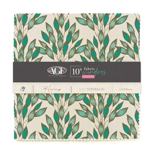 Haven by Amy Sinbaldi Bundle layer cake of 42 - 10" Squares. 100% Premium Cotton for quilting and crafting  by art gallery fabrics.