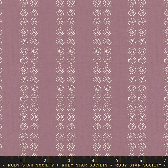 Fabric with a lilac background and small white seed pattern. From Heirloom by Alexia Abegg at Ruby Star Society. 100% cotton for sewing, crafting, and quilting. 