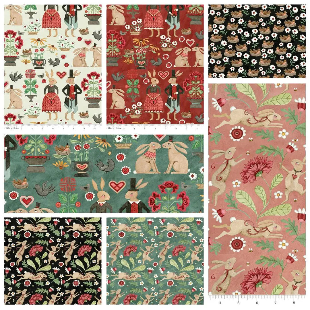 Fat Quarter Bundle - Riley Blake - Teresa Kogut - Hop Hop Hooray! Riley Blake