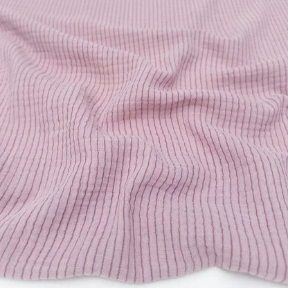 lilac purple organic cotton double gauze fabric for summer sewing lightweight material