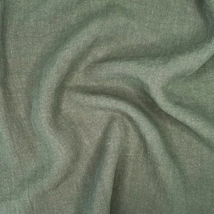 Cairo 100% Linen Fabric Antique Washed - Khaki