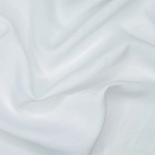 white 100% soft antique washed linen fabric for sewing and crafting