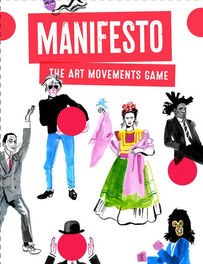 Playing card game featuring artists.