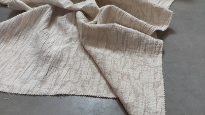 Video close up of weston fabric, 100% cotton jacquard. 