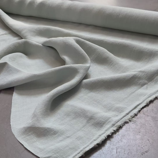 Video of Hemp fabric in a light color