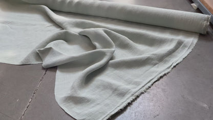 Video of Hemp fabric in a light color