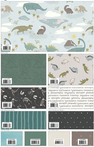 Layer Cake - Riley Blake - Citrus and Mint - Roar Dinosaurs Riley Blake