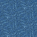blue colored fabric with river rock illustration.  typically used for quilting and crafting. from Eden from FIGO Fabrics 