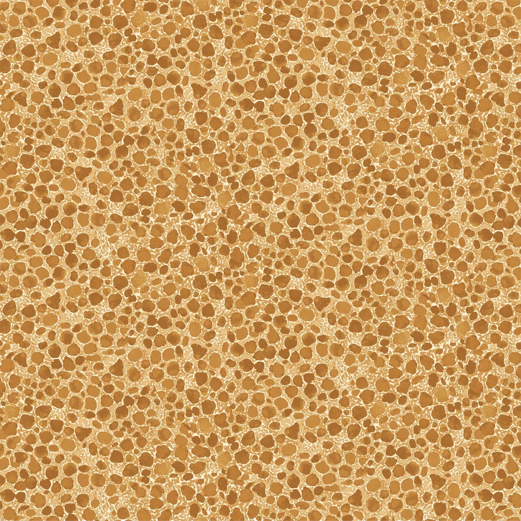 tan colored fabric with river rock illustration.  typically used for quilting and crafting. from Eden from FIGO Fabrics 