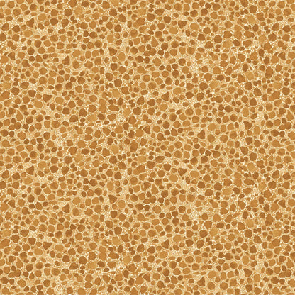 tan colored fabric with river rock illustration.  typically used for quilting and crafting. from Eden from FIGO Fabrics 