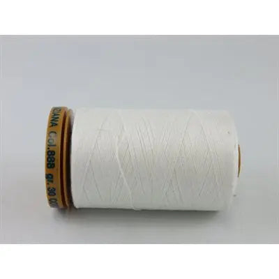 28wt genziana Italian thread in ivory color. 100% cotton for sewing, quilting and crafting. 