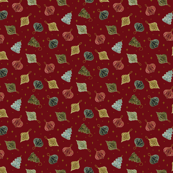 Noel - Red Paper Ornaments